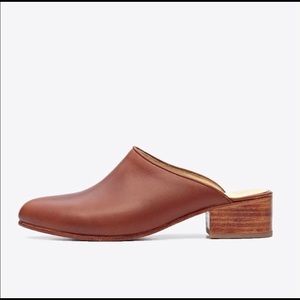 Nisolo Mariella Mule Brandy Size 9.5